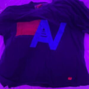 aviator nation boyfriend tee- black